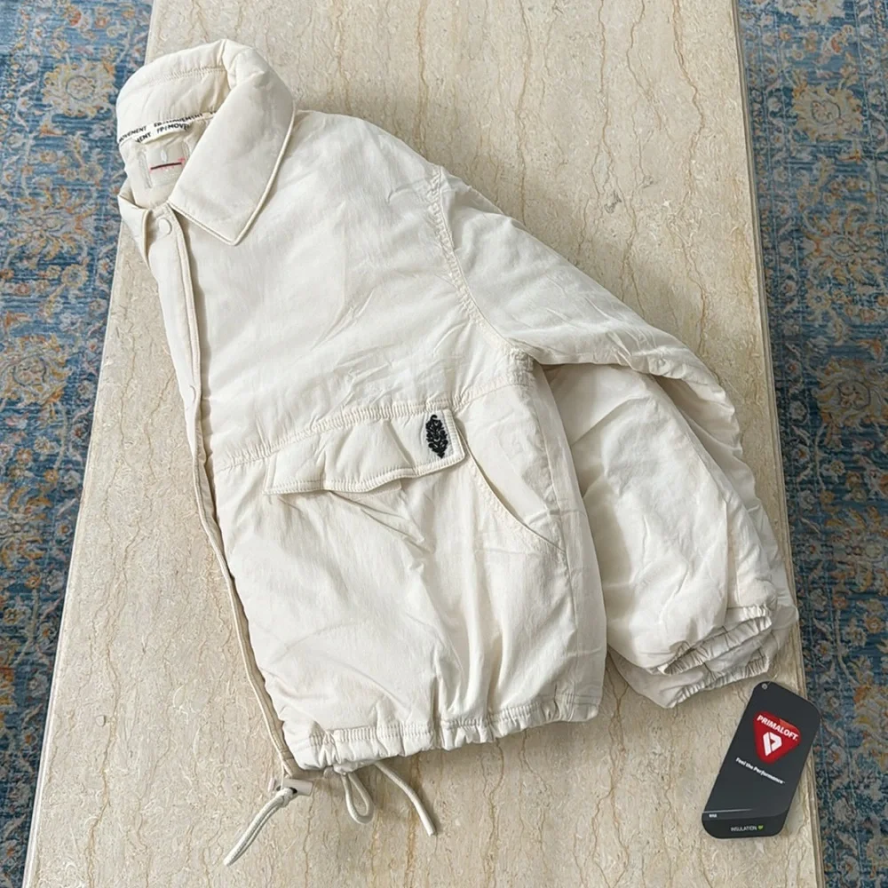 New FP Movement Off The Bleachers Drawcord Jacket. M - Picture 14 of 15